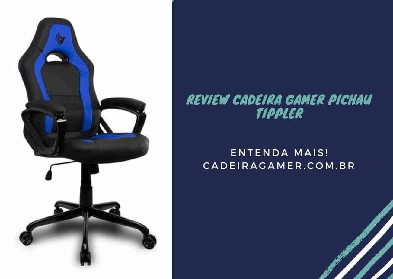 Uma cadeira gamer da Pichau. A Pichau Tippler