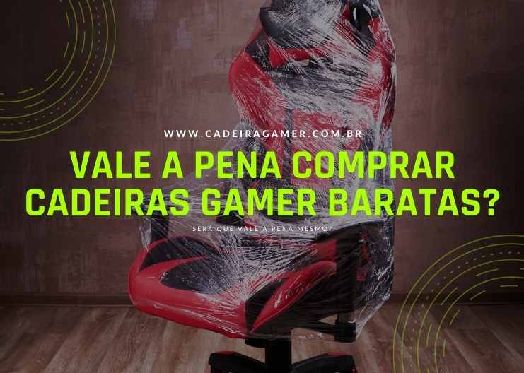 Uma cadeira gamer toda protegida