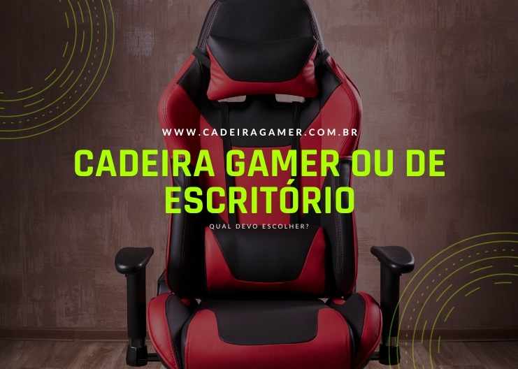 Cadeira gamer ou de escritório: qual escolher?