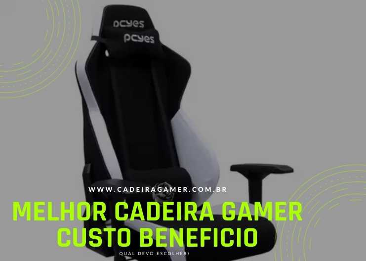 Cadeira gamer Pcyes preta